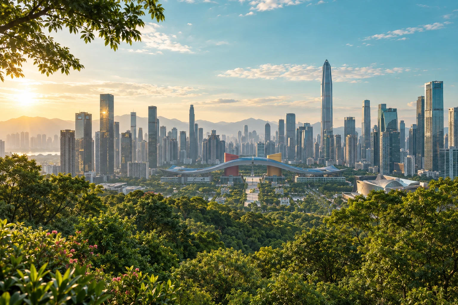 Shenzhen — AI-generated destination concept